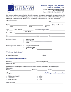 Patient Registration Form