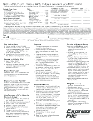 IRS Form 8453 for Electronic Filing