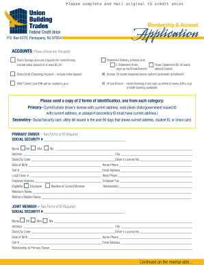 Membership Application Form