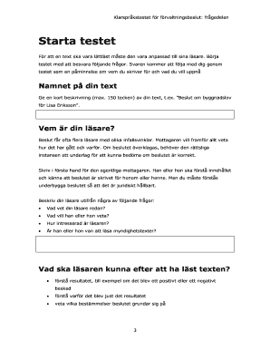 Swedish Administration Decision Clarity Test