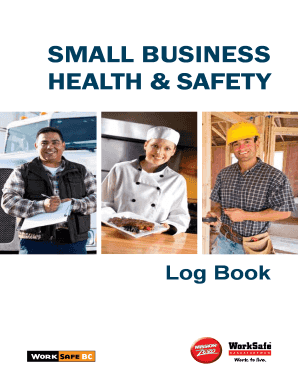 Small Business Health & Safety Log Book