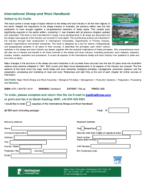 International Sheep and Wool Handbook