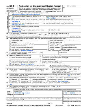 IRS Form SS-4