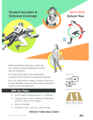 Student Accident & Sickness Insurance Form