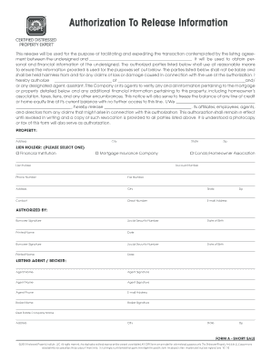 Authorization To Release Information