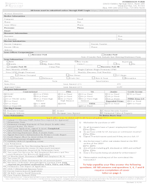 Loan Submission Form