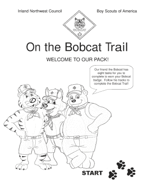 Boy Scouts Bobcat Trail