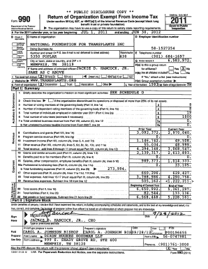 Form 990 Tax Exemption Application
