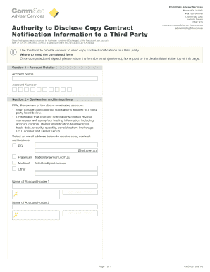 Share Trading Copy Contract Notification Consent