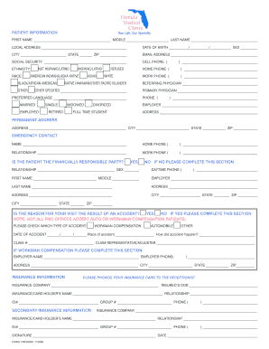 Florida Medical Clinic Consent Form