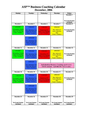 Coaching Calendar Dec 06.doc