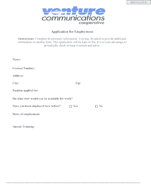 Employment Application Form