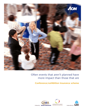 Conference Exhibition Insurance Proposal