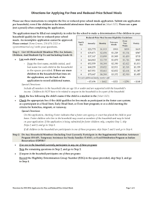 2015-2016 Free and Reduced-Price School Meals Application