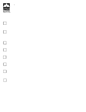 Contract Surety Submission Checklist