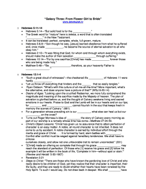 Bible Study Worksheet