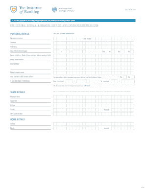 Medical note for grandparents - PROFESSIONAL DIPLOMA IN FINANCIAL SERVICES APPLICATIONREGISTRATION FORM - iob