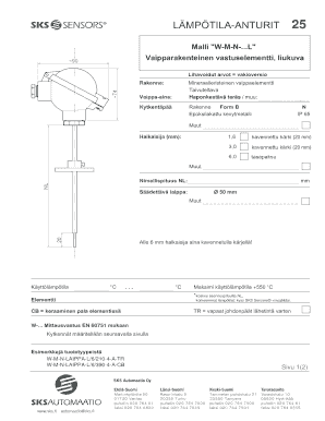 Temperature Sensor Form