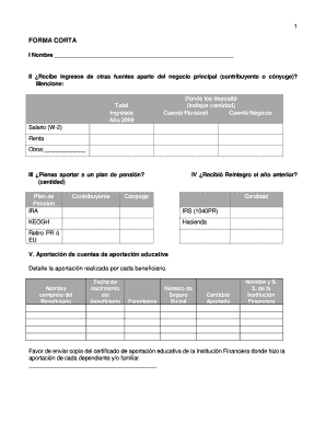 Forma Corta