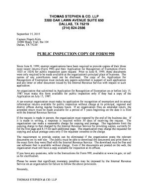 IRS Form 990 2014