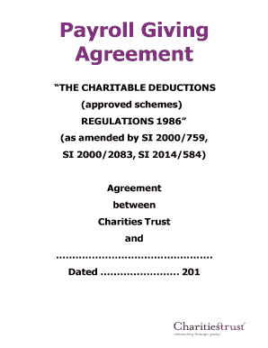 Payroll Giving Agreement - Midlands Air Ambulance