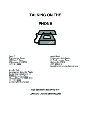 Talking on the Phone - English Learning Activity