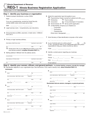 Illinois Business Registration Application