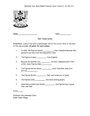 Basic English Grammar Worksheet