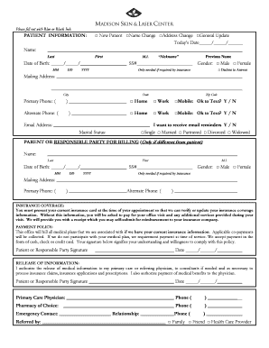 Patient Information Form