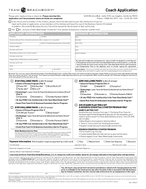 Team Beachbody Coach Application