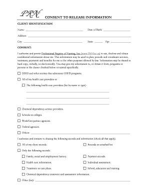 Consent to Release Information