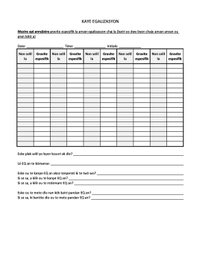 Battery Equalization Log Form
