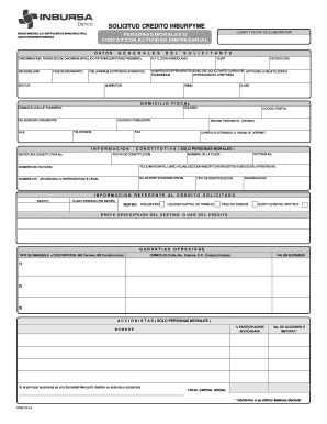 SOLICITUD CREDITO INBURPYME