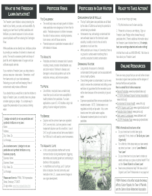 Freedom Lawn Initiative Pledge Form