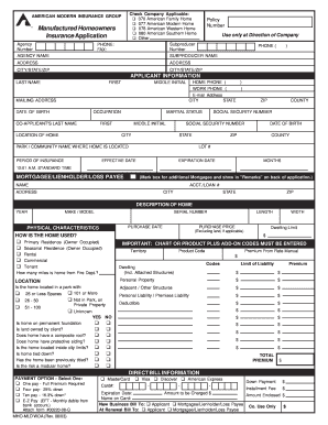 American Modern Home Insurance Application