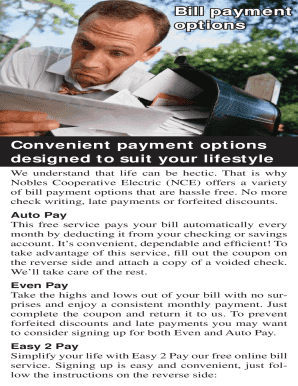 Nobles Cooperative Electric Bill Payment Options
