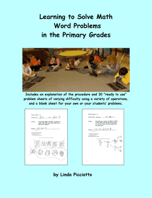 Math Word Problems Workbook