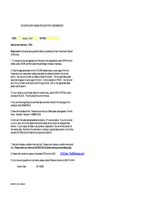 Report of Participation and Performance of Students with Disabilities on State Assessments