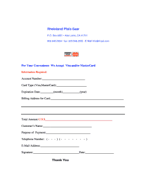 Payment Authorization Form