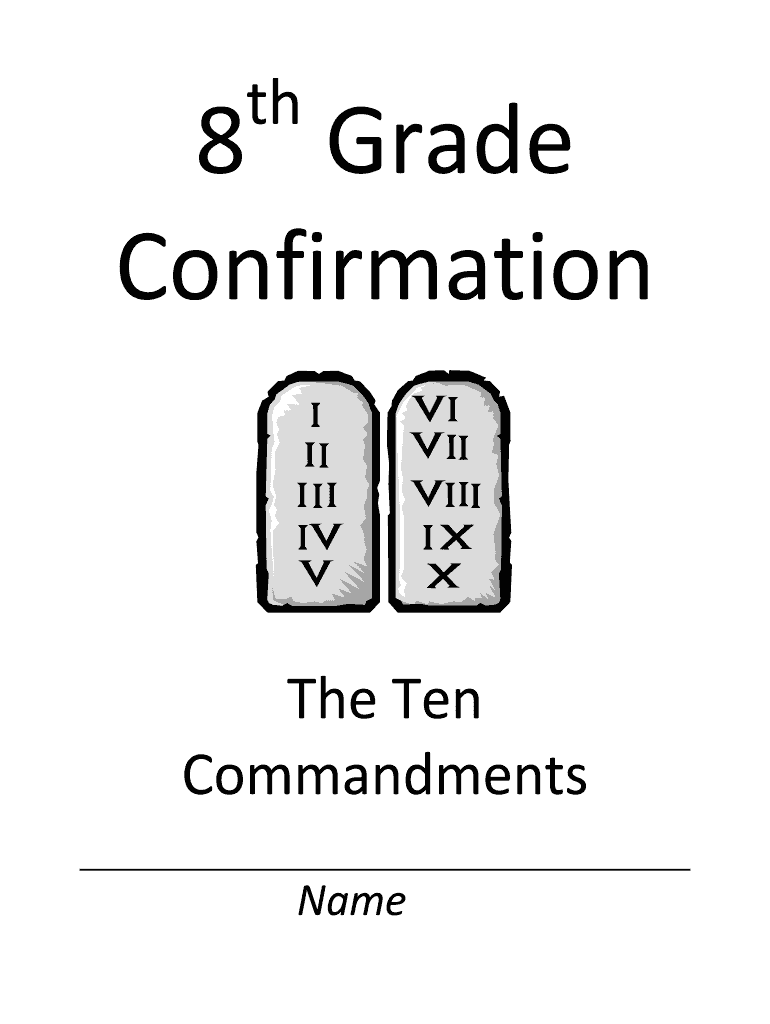 Fillable Online First Commandment Fax Email Print - pdfFiller