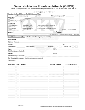 Österreichisches Hundezuchtbuch (ÖHZB)
