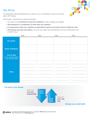 HIV Treatment Tracking Form