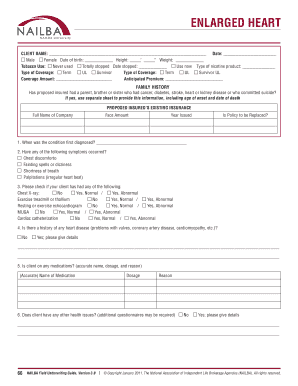 Life Insurance Application Form