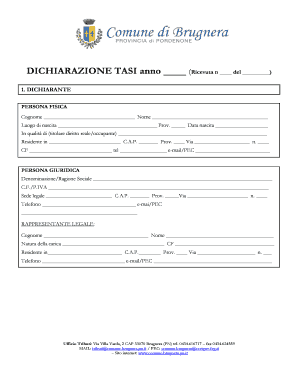 Dichiarazione TASI
