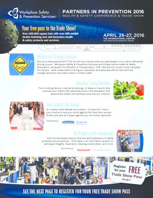 Trade Show Registration Form