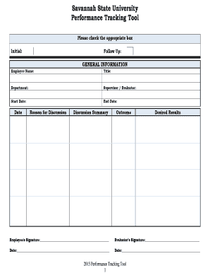 Performance Tracking Tool