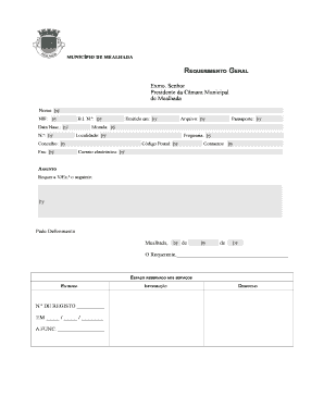 Requerimento Geral