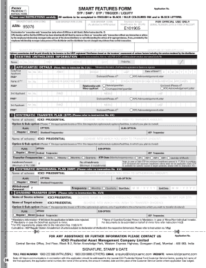 ICICI Prudential Mutual Fund Application Form