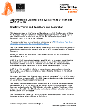 Apprenticeship Grant for Employers of 16 to 24 Year Olds