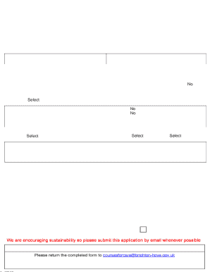 Workforce Development Training Request Form